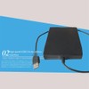 Fahgaer USB 2.0 Floppy Disk Drive Portable 3.5-Inch External Floppy