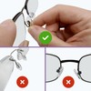 GMS Optical® Premium Grade Soft Silicone - D-Shape Push-in Nose
