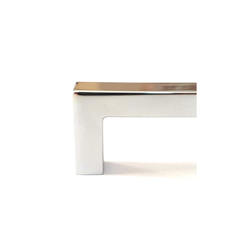 French Furniture Fittings Polished Chrome Kitchen Cabinet D Pull Handles