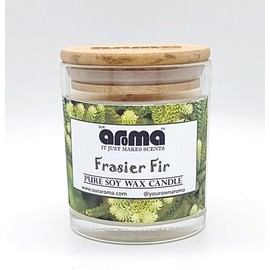 Our Aroma 10 Oz Christmas Spruce Tree100% Soy Wax Jar Candle - Christmas Tree Blend