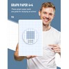 11x17 Large Graph Paper Pad, Top Glue Binding Grid Paper,