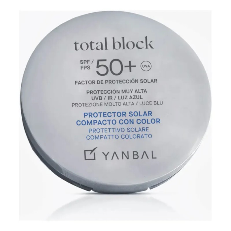 Protector Solar Compacto Color Nude Total Block Fps50 Yanbal
