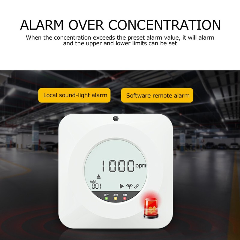 CH4 Gas Detector Monitor LCD Combustible Gas Sensor Alarm for