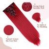 TESS Clip-In Extensions Like Real Hair, Synthetic Hair, 8 Pieces,