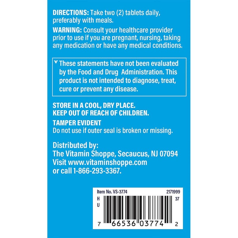 The Vitamin Shoppe Calcium-Magnesium-Zinc with Vitamin D - Bone Immune
