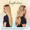 Newfeeling Clip in Hair Extensions Golden Blonde Highlights Hair Extensions