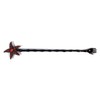 LX Hand Painted Back Scratcher Dark Red Starfish Bird 18"
