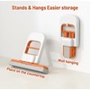 Mini Foldable Desktop Mop, Small Mop with 2 Handles and