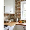 SuxiGlo Vintage Neutral Tropical Jungle Botanical Peel and Stick Wallpaper