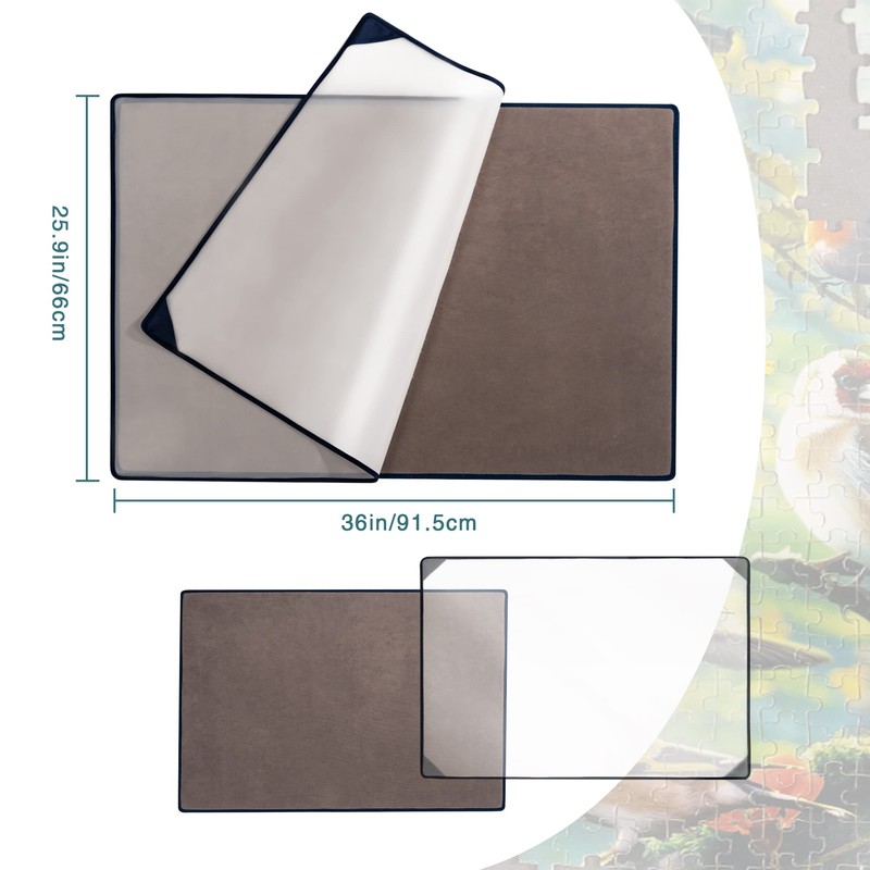Tektalk Jigsaw Puzzle Board Portable Puzzle Mat for Puzzle Storage