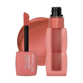 Maybelline Super Stay Teddy Tint, Tinta para Labios Mate Difuminado, Larga Duración 12 Horas, Textura Suave, No Transfiere, A Prueba de Bebidas y Besos, Tono Skinnydip, 5 ml