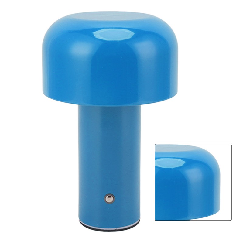 LED Desk Lamp Mushroom Design USB Charging 3 Color Temperature