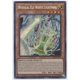 Yu-Gi-Oh! Mystical Elf White Lightning - LDS3-EN135 - Secret Rare - 1st Edition