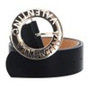 VALENTINO Hampton Pin Buckle Belt W85 Nero/Oro - Can be