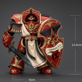 JOYTOY Warhammer Horus Heresy 1/18 Scale 14.2 cm Blood Angels Crimson Paladins Squad Crimson Paladin 3 Collectible Action Figure with Exquisite Design Gifts for Fans & Collectors