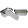 M P 25 x Aluminium Foil Containers with lids (No1)