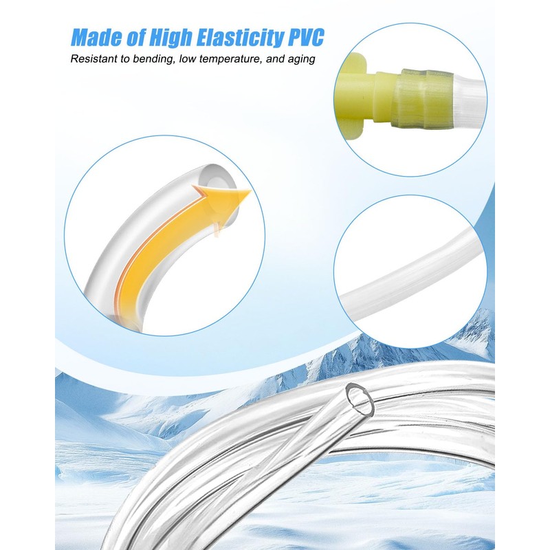 6Ft Drain Hose Extension Fit for Gevi Nugget Opal Ice