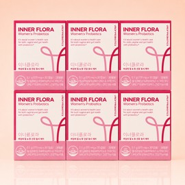 Innerflora Women's Vaginal Lactobacillus Gut Health Pregnancy Infertility Pregnant Women Probiotics 30 Capsules 6 Boxes 6 Months / 이너플로라 여성 질유산균 장건강 임신 난임 임산부 프로바이오틱스 30캡슐 6박스 6개월