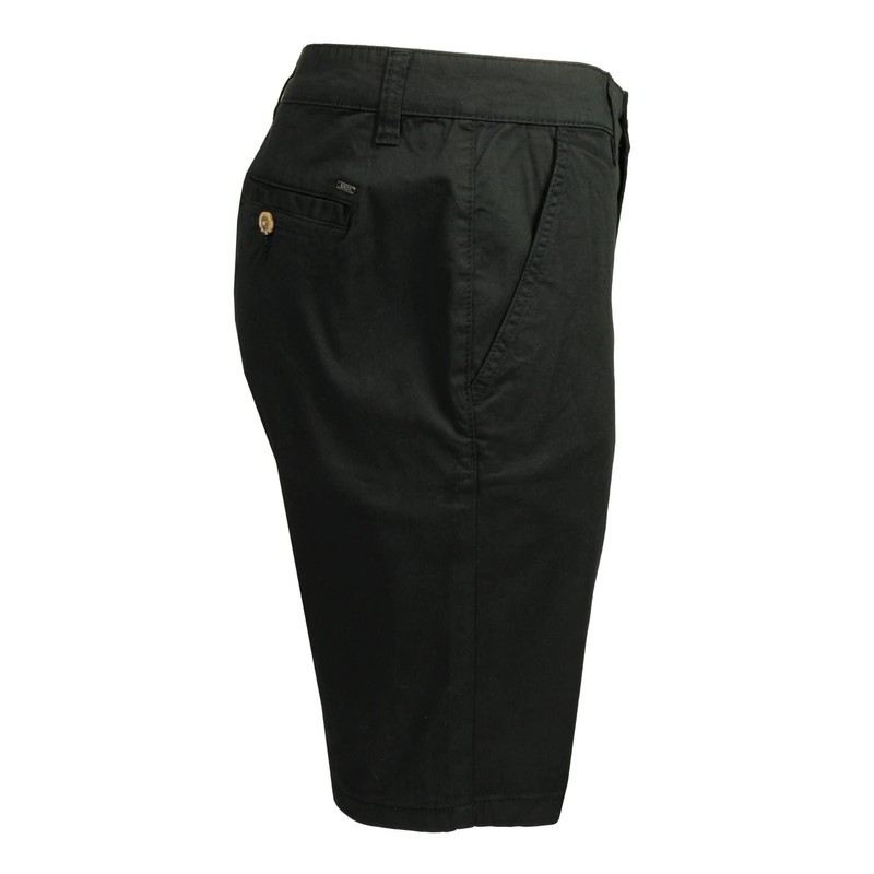Xact Men's Stretch Cotton Chino Shorts - Regular Fit, black