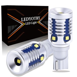 921 LED Bulb White Reverse Lights, CAN-Bus Error Free T15 912 LED Backup Light, 400% Super Bright 906 904 916 W16W LED Bulbs Replacement for Reverse Back up Lights, Pack of 2