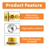 GASHER 1PCS 1" 304 Stainless Steel Float Ball Valve with