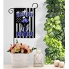 Blue Lives Matter Garden Flag - Set Mailbox Hanger Armed