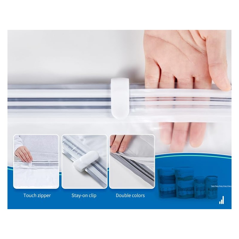 Large Vacuum Storage Bag, Save Space for Clothes, Duvets &