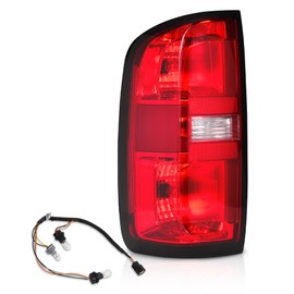 PIT66 Tail Light w/Bulbs Left Driver Side Compatible with Chevy Colorado 2015-2022 Fit for 4-Door Crew Cab and 4-Door Extended Cab Only Rear Light Lamp Assembly Luz Trasera