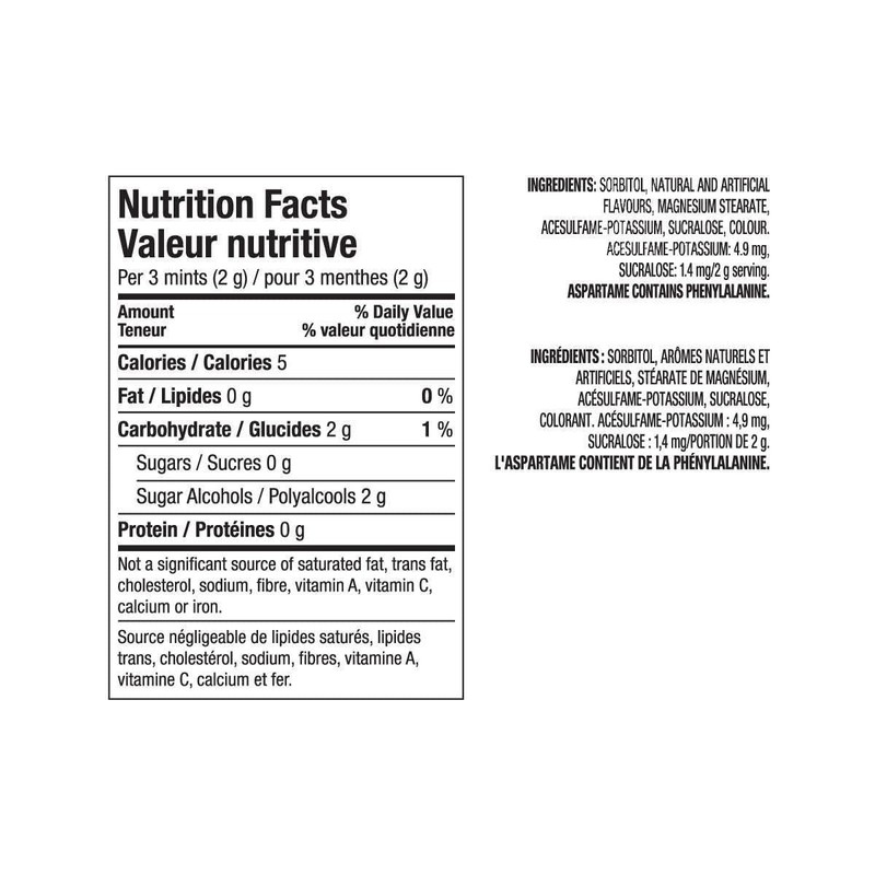 Excel Mints Peppermint, 34gm Tin, 8 Count
