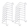 HEMOTON 2pcs Toast Stand Bread Holder Stainless Steel Serving Toast