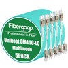 Fibergaga-5Pack Uniboot OM4 LC to LC Fiber Patch Cable, Multi-Mode