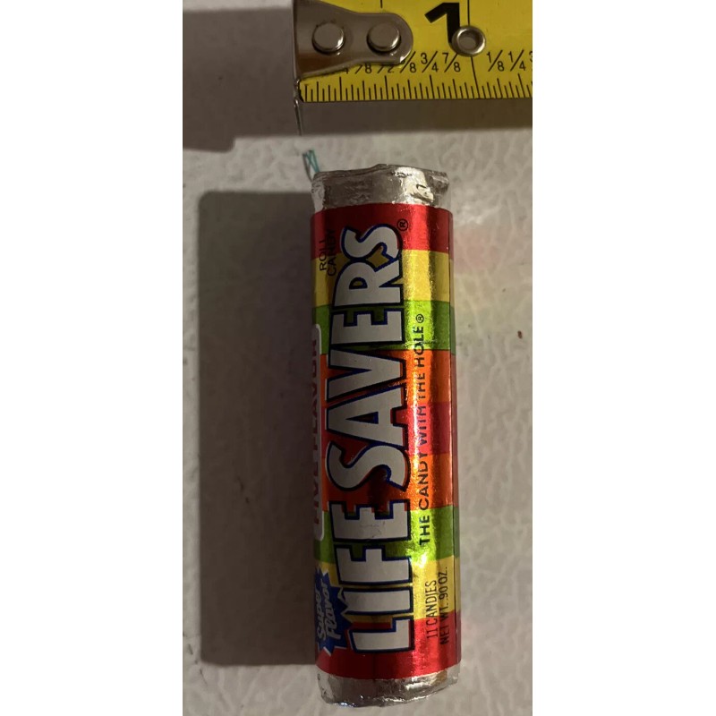 Life Savers Vintage 1980s Life Savers Five Flavors Candy Roll