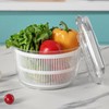 Manual Salad Spinner Lettuce Dryer Fruit Vegetable Washer Dryer with