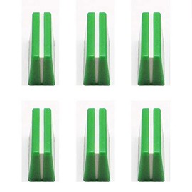 HUMARH 6-Pack Mixer Slider Knob, Fader Cap Crosscut Knob Cap Spare Parts for Pioneer DJM-250 250MK2 350 400 450 700 707 750 750MK2 800 850 900NXS2 900SRT 900nexus 2000nexus etc. (Green)