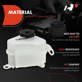 A-Premium Power Steering Reservoir Tank with Cap Compatible with Ford Explorer 1997-2001 Explorer Sport Trac 2001-2005 Ranger Mercury Mountaineer