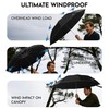 LILAC Large Travel Inverted Umbrella, 54 Inch 10 Ribs Windproof