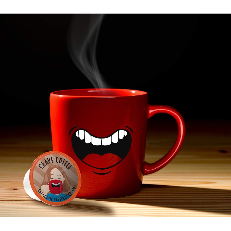 Crave Beverages Flavored Coffee Pods Sampler, Compatible with 2.0 K-Cup
