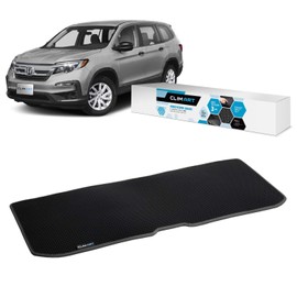 CLIM ART Cargo Liner for Honda Pilot 2016-2022 Custom Fit Trunk Mat, with Honeycomb Dirtproof & Waterproof Technology - All-Climate, Heavy Duty, Anti-Slip Cargo Liner, Luggage -FL01116187
