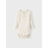 NAME IT Baby Boys' Nbmkab LS Body Noos, Peyote Melange