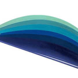 1.5mm Multicolor Quilling Paper Strips Set Quilling Strips 1/16inch-120pc-15.3inch Length-Gradient Paper Strips (6 Bags Set)