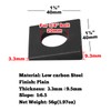 GBGS 20 Pcs 3/4" Square Beveled Washer,1-5/8" x1-5/8 Wedge Washers,Plain