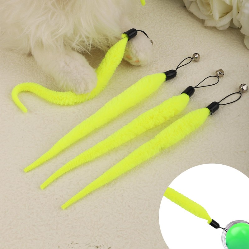 BOXOB 5pcs Cat Ball Toy Replacement Tails, Fun Interactive Cat