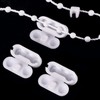 Ball Chain Connectors 10pcs Plastic Chain White Connectors Curtain Accessories