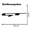 P056 GT Emblem Sticker, Skin, Decor, Cover, Set of 2,