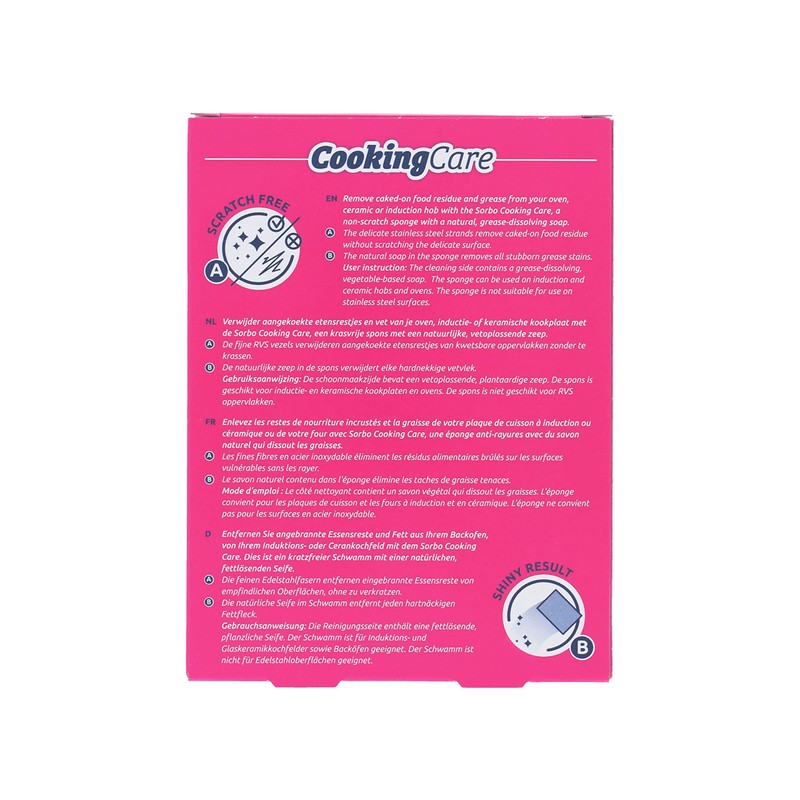 Sorbo Non-scratch Kitchen Cleaning Pad, Double Sided Machine Washable Cleaning