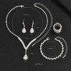 Colourful Fruit Silver Jewellery Set 5-Piece Bridal Wedding Jewellery Set