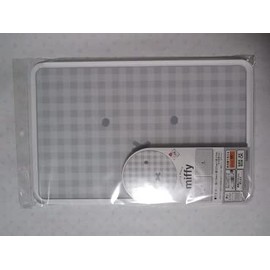 Marimo Craft DBSJ-005 Miffy Cutting Board, Gray, W 12.8 x H 8.3 x D 0.3 inches (32.5 x 21 x 0.9 cm)