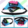 80s Retro Neon Fanny Pack 2 Pockets Hands Free Belt