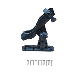 Brocraft Baitcaster/Spinning Rod Holder with Kayak Low Profile Track