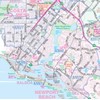 Orange County, California Detailed Arterial Wall Map (2 Large Sizes)